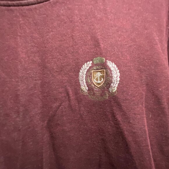 (7) - Alfieri & St. John Soft Athletic Sporty Cotton Stretch Knit Sweater Top  L - Picture 2 of 7